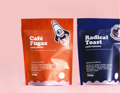 Sample packaging design pouches
