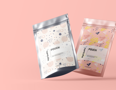 Sample packaging design for pouches
